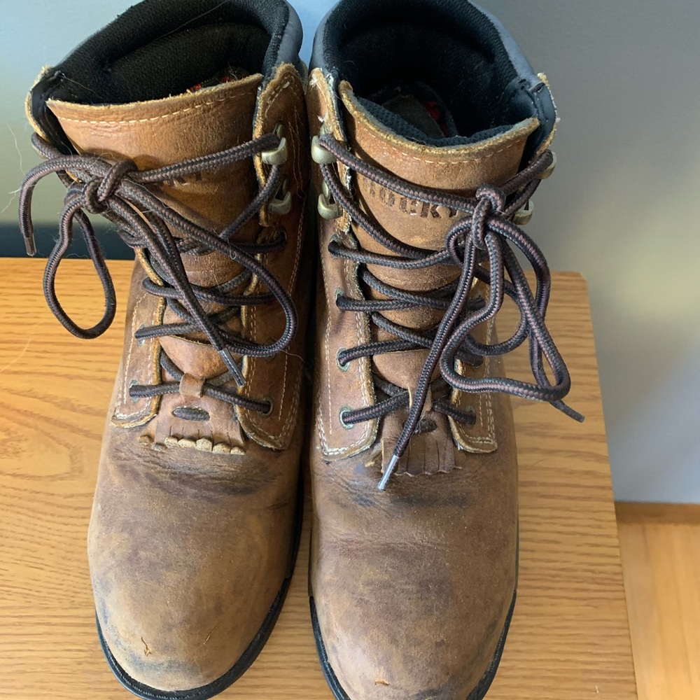 Woman’s Hiking boots work boots Rocky Aztec Boots - Picture 6 of 9